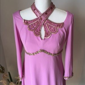 Stunning Vintage beaded cocktail dress Hong Kong